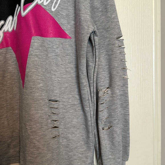 Kansas City ripped star sweatshirt *M* - Picture 3 of 5